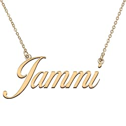 HUAN XUN Customized Custom Simple Any Name Necklace