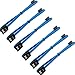 BA-SAFE 6 Pack 18 Inch SATA III 6.0 Gbps Cable