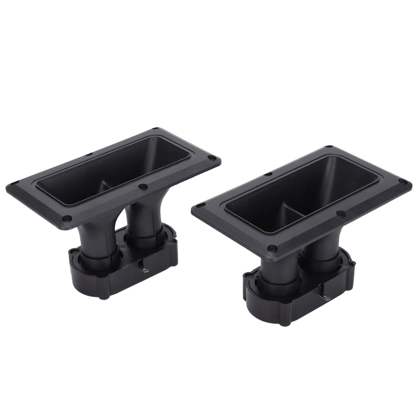 Topiky Hi-Power Horn Tweeter 150W Dual Drive Piezoelectric Speaker 2PC Set - High Sensitivity Automotive Audio Component for Custom Sound Systems