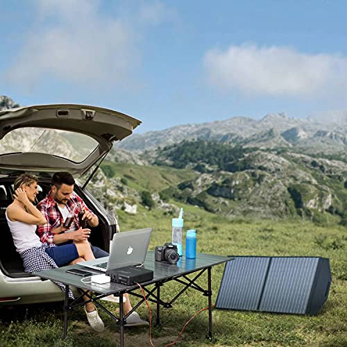 ALLPOWERS 200W Portable Power Station with Foldable Solar Panel 100W