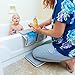 Thick Baby Bath Kneeler Set - Pad and Elbow Rest, Soft Luxurious Foam Cushion for Knee comfort, 2-Pocket Organizer, Anti-Slip Technology, Easy Storage - by Faboop Baby