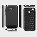 XiaoMi RedMi 4X Case - Ultra Thin Soft TPU Shock Proof Back Cover with Carbon Fiber Design Protective Case for XiaoMi RedMi 4X - Black