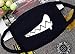 Kissmi 6 Pack Fashion Teeth Pattern Cute Unisex Cotton Blend Anti Dust Face Mouth Mask (Black)