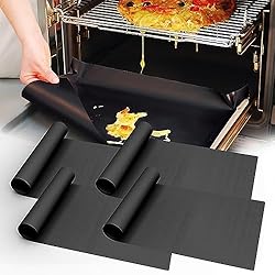 UBeesize 4 Pack Large Oven Liners for Bottom of