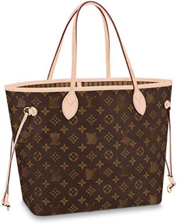 RCJCQS Neverfull Style Designer Monogram Tote Shoulder Fashion Bag Woman Organizer Handbag Medium Size