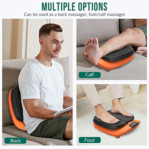 Snailax Vibration Foot Massager with Heat, App Control, Adjustable Vibration Electric Foot