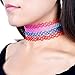 FENICAL Choker Necklace Stretch Gothic Tattoo Henna Elastic Choker Necklace Set 12-Pack