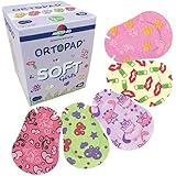 Ortopad® Soft Bamboo Girls Eye Patches, 50/Box (Regular Size, 4+ yrs) Textured Accents