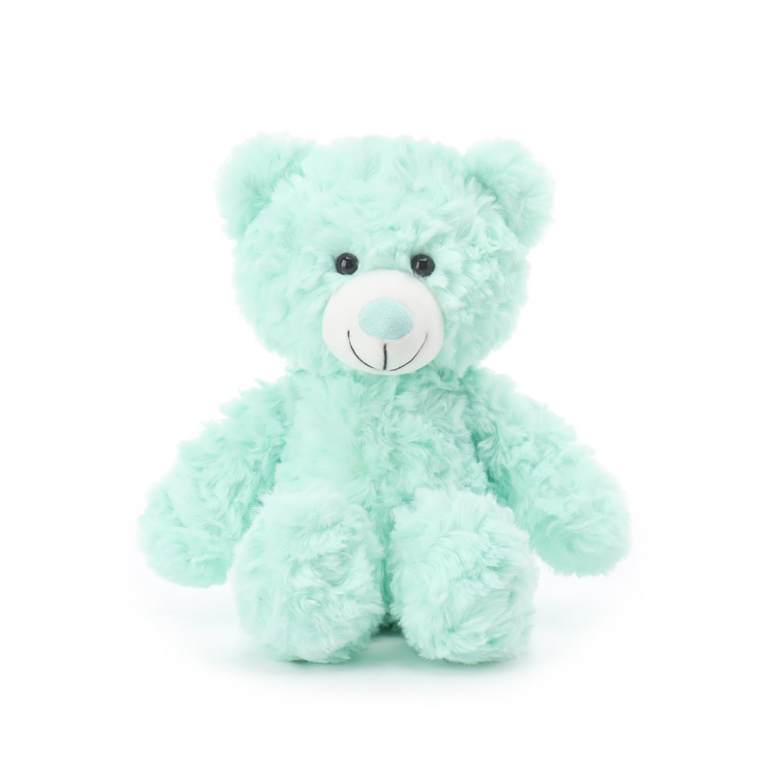 Apricot Lamb Mint Green Flower Bear Stuffed Animals for Kids, Soft Cute Plush Toys for Baby Girl and Boy, 8 Inches