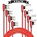 Right Angle USB C Cable Type C 90 Degree Charger 4 Pack 1ft 3ft 6ft 10ft Fast Charging Cable Rapid Charging Cord for Samsung Galaxy S10 S8 S9 Note 8 9 iPad LG V30 G6 Pixel Nexus Tablet