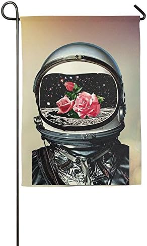 Applique Astronauts Garden Flag, 1218inch & 1827inch
