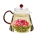 Blooming Tea Flowers - Pomegranate & Pineapple Flowering Teas – Hand-Tied Flowering Tea Balls - Each Tea Blossom Can Be Used Multiple Times (2-Pack)