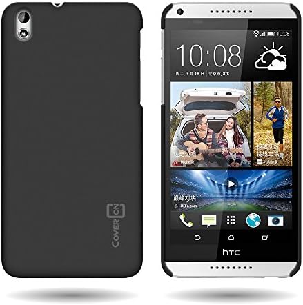 HTC Desire 816 Case, (Black) CoverON® Protective Snap-on Hard Back Case Cover for HTC Desire 816 / Desire 8