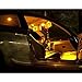 10-Pack T10 194 168 168 2825 Extremely Bright Amber/Yellow 200Lums Canbus Error Free 12V LED Light,8-SMD 5730 Chipsets Car Replacement Bulb For Map Dome Courtesy License Plate Side Marker Light