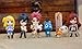Fantastic Job Full Set of 6 Favorites Fairy Tail Anime Figures Characters Miniature Toy Figures Natsu Dragneel, Happy, Ezra Scarlet, Gray Fullbuster, Lucy Heartfilia, and Pue (A.k.a. Nokora) Figures