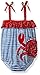 Mud Pie Baby Girls' Swimsuit One Piece, Crab, 3 Toddler