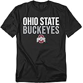 The Ohio State University Official Stacked Unisex Adult T Shirt