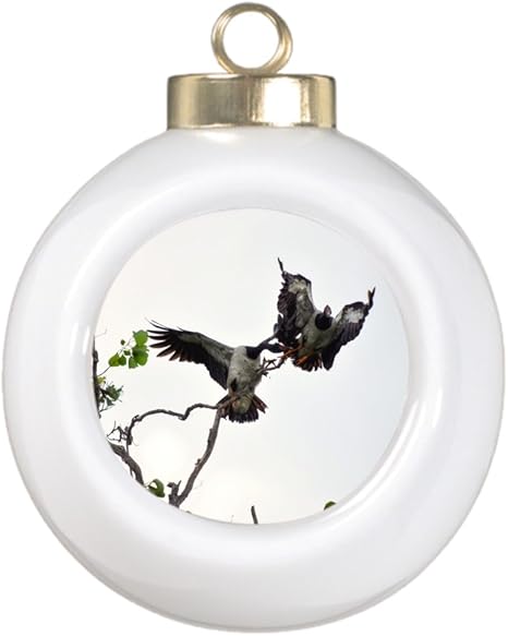Amazon.com: Xmas Trees Decorated MAGPIE GEESE RURAL QUEENSLAND AUSTRALIA Pewter Christmas Ball