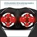 Shiatsu Neck and Shoulder Massager Kneading Massage Therapy Pillow with Heat to Relieve Sore Muscles, Stiffness, Back and Fibromyalgia Pain Perfect for Car and Office Chair Massagers