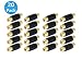 MCIGICM 20 Pack Audio Video Gold RCA Female to Female Coupler Adapter primary