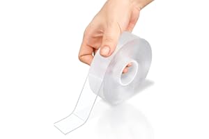 HIZOVSEM Nano Double Sided Adhesive Tape,1 Packs Stick Tape Heavy Duty, 10 FT Multifunctional Reusable Washable Traceless Tra
