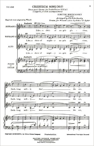 Cherubim Song No 7 Sheet Music January 1 2000