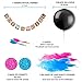 Gender Reveal Balloon 2x 36 inch SUPER Big Powder Smoke and Confetti Pop Pink and Blue with Banner and 2x Darts for Baby Shower