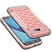 Samsung J7 Prime Case, Galaxy J7 V Case, Galaxy J7 Perx Case OTOONE [Geometric Series] Slim Dual Layer Shock Proof Flexible Silicone Protective Case Cover for Samsung Galaxy J7 Sky Pro (Rose Gold)