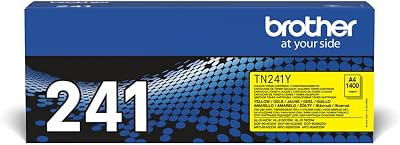 Brother TN-241Y Yellow Toner Cartridge - Standard Yield - 1400 Pages