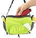 ZIZU BPA Free Waterproof Silicone Baby Bibs, Red
