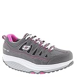 Skechers Women's Shape Ups 2.0 Comfort Stride Fashion Sneaker (Charcoal/Pink, 11)