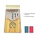 ammoon Kalimba 17 key Thumb Piano Solid Wood Finger Piano with Carry Bag Tuning Hammer AKP-17L