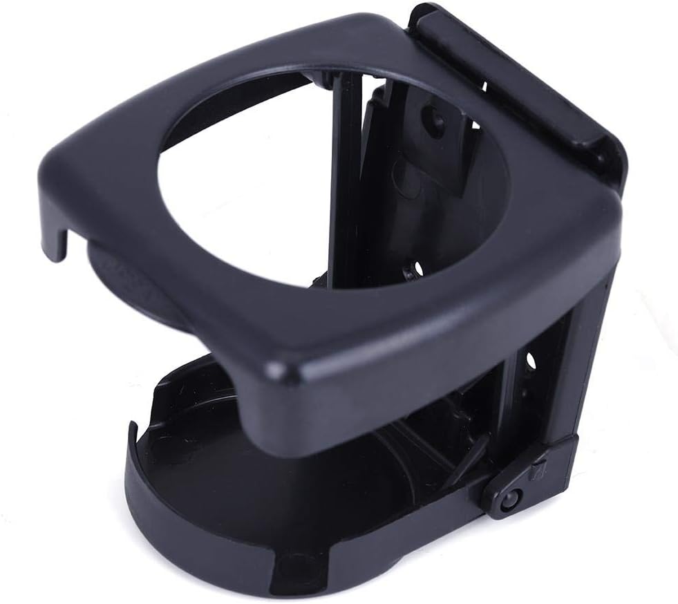 thumbnail interactive-video image 1 of XUKEY Double Hole Car Cup Holder – Universal, Adjustable, Black Plastic – Removable, Waterproof, 1-Year Warranty 1 of 6