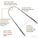 Tongue Scraper Cleaner - (Pack of 2) With FREE Travel Pouch - Stainless Steel Ayurvedic Tongue Cleaner For Adults With Compostable Packaging - Antimicrobial Surgical Grade Metal To Get Rid Of Bacteria