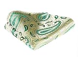 HISDERN Men's Paisley Wedding Party Pocket Square Handkerchief
