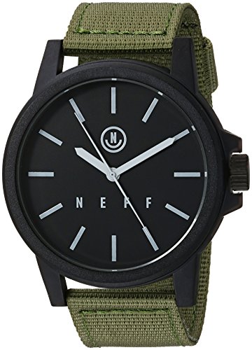 Neff neff carbine analog watch with woven band mens acc…