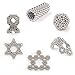 Boxgear Magnetic Cube 216pcs Rolytoy Magnets Blocks Magnetic Sculpture Holders Square Cube Children's Puzzle Magic Cubes DIY Educational Toys for Kids (Silver)
