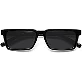 VANLINKER Retro Rectangular Polarized Sunglasses for Women Men Trendy Small Chic 80s 90s Square Sun Glasses VL9877