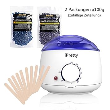 Wachswarmer Ipretty Einfache Haarentfernung Mit Heissem Wachs Zu