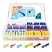 Riseuvo 240pcs T-Tap Wire Connectors, Self-Stripping Quick Splice Wire Terminals, with Nylon Fully Insulated Male Spade Disconnect Kit