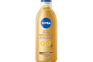 NIVEA Q10 Firming + Glow Body Lotion | Firmer-Feeling Skin | Gradual Tanning Lotion without sun exposure |Firming Body Lotion