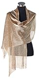 NiAiWei Wedding Evenning Women Extra Large Scarf Soft Fashion Mesh Wrap Shawl for Prom