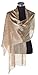 NiAiWei Wedding Evenning Women Extra Large Scarf Soft Fashion Mesh Wrap Shawl for Prom