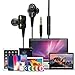 VitaVela 2019 new Universal Earphone/Ear Buds 3.5mm Stereo Headphones in-Ear Tangle Free Cable with Built-in Microphone Earbuds ，For iPhone iPod iPad Samsung Android Mp3 Mp4 and More smart phone-Blackthumb 4