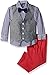 Nautica Boys' Denim Look Vest Set with Bow Tie