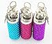 Flask Rhinestones Liquor Hip-Flask Womens - Mini 304 Stainless Steel with Funnel 3 Pack
