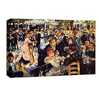 Canvas Wall Art Landscape at Beautiful by Pierre-Auguste Renoir Canvas Prints Home Artwork Decoration for Living Room,Bedroom - 12x18 inches