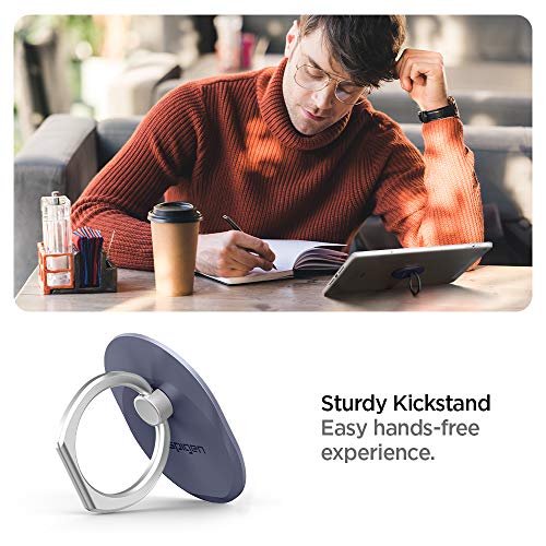Spigen Soporte Anillo Movil, Style Ring Anillo Soporte Teléfono para Todos los teléfonos y tabletas - Orchid Gray - Imagen 3