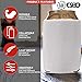 CSBD 25 Pack Blank Can Coolers, Foam Collapsible Insulated Can Sleeves for Beer, Soda, Water Bottles, Bulk Customizable Sublimation Blanks for DIY, HTV Vinyl Projects, Parties, Weddings - White