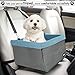 JESPET & GOOPAWS Dog Booster Seats for Cars, Portable Dog Car Seat Travel Carrier with Seat Belt for 24lbs Pets